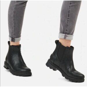 Sorel Lennox Chelsea Boots Quarry Waterproof Stud Womens US 5.5